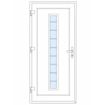 PVC ieejas durvis, Rieksts, 11 numurs - Image 2
